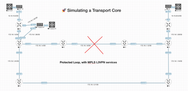 🧠Phase 4 – Ring Around the Backbone: Simulating a Protected Transport Core